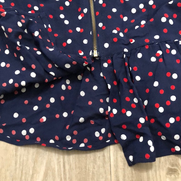 Ruffle hem polka dot top - Picture 9 of 12